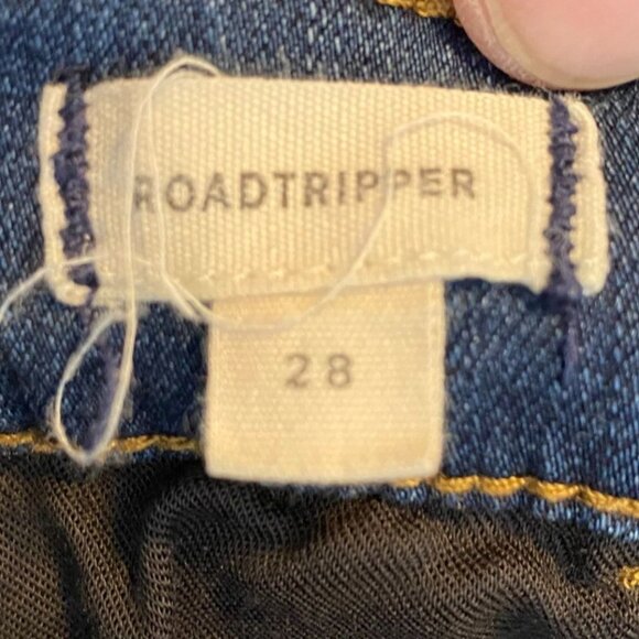 Madewell Roadtripper G1627 High‑Rise Skinny Jeans Dark Indigo Wash Women’s Size - Picture 3 of 14